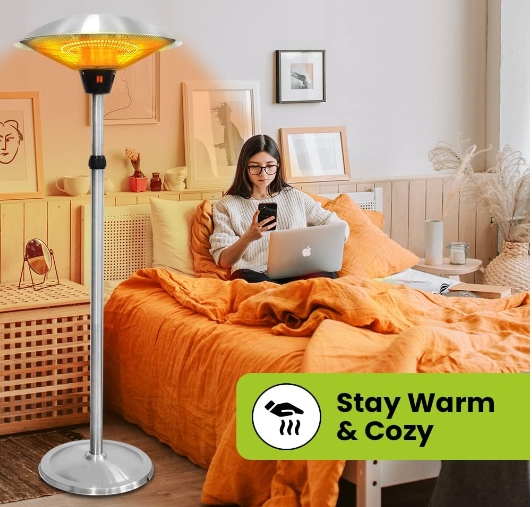 Electric fireplace heater